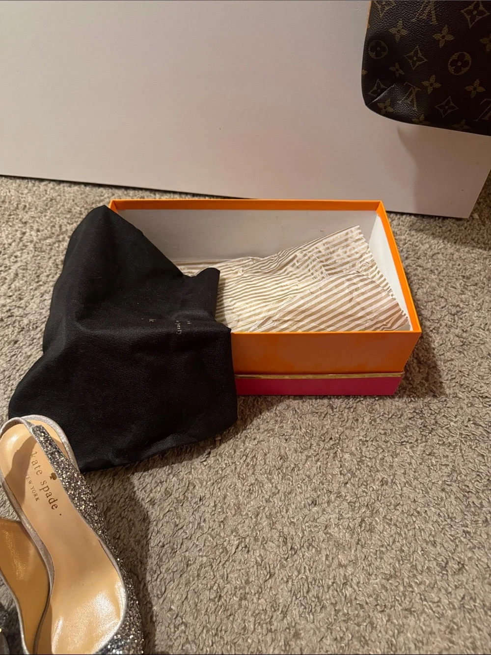 kate spade sparkling silver